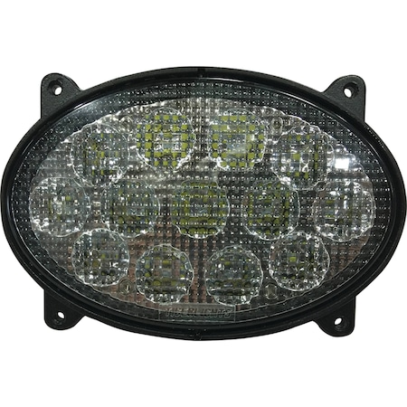 Tiger Lights 12V LED Inner Oval Hood Light 2.9 Amps, Flood Offroad Light; TL8220